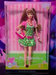 Muñeca Barbie Mattel My Melody Sanrio Pink Label 2007 M7510 usada - Imagen 1 de 3