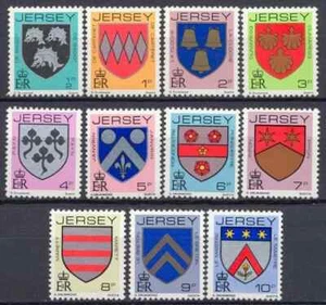 Jersey 1981 Yvert 236/46 Basic Shields MNH VF - Picture 1 of 1