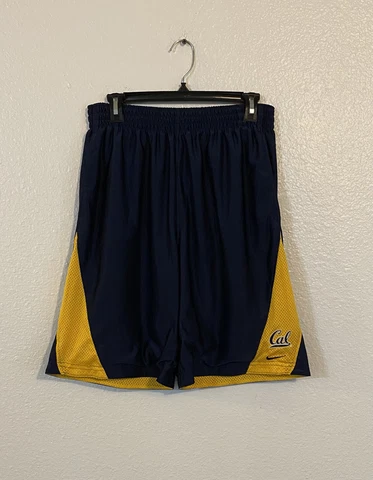 California Bears Nike Basketball Shorts Men's S Logo NCAA Reversible Made In USA Cover