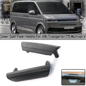 2PC Türgriff Abdeckung Halterung Vorne Links & Rechts Innen für VW T5 V ab 09-15 - Picture 1 of 9