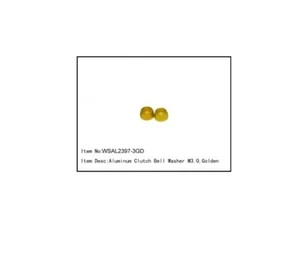 WSAL2397-3GD Aluminum Clutch Bell Washer M3.0,Golden,2 pcs - Picture 1 of 1
