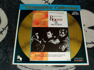 Rocco & His Brothers CinemaDisc Laserdisc LD Alain Delon Free Ship $30