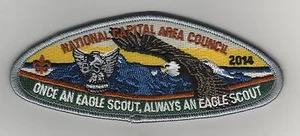 NCAC CSP SA 142 (2014), "Once An Eagle Scout" Issue, Gray Brd., Mint! - Picture 1 of 1