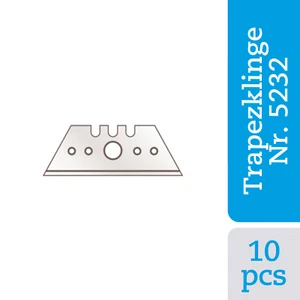Martor 10 St Ersatzklinge im Spender Trapezklinge Nr. 5232 Breitschliff - Klinge - Bild 1 von 2