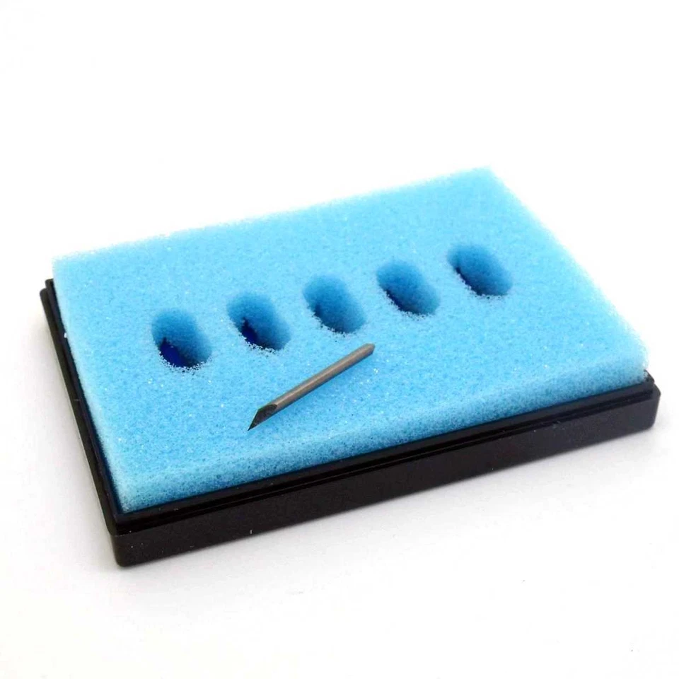 GRAVIERBEDARF GMBH 5 Stck Plottermesser 60° für Plotter Mimaki Flock Flex Sandstrahl folien cutplot