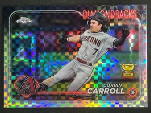 CORBIN CARROLL 2024 Topps Cromo X-Fractor Base Paralela #267 | Diamondbacks - Imagen 1 de 2