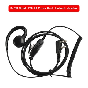 K-018 Piccolo PTT-B6 Auricolare con gancio curvo per TK-208 TH-D7 RPU416A H7 - Zdjęcie 1 z 12