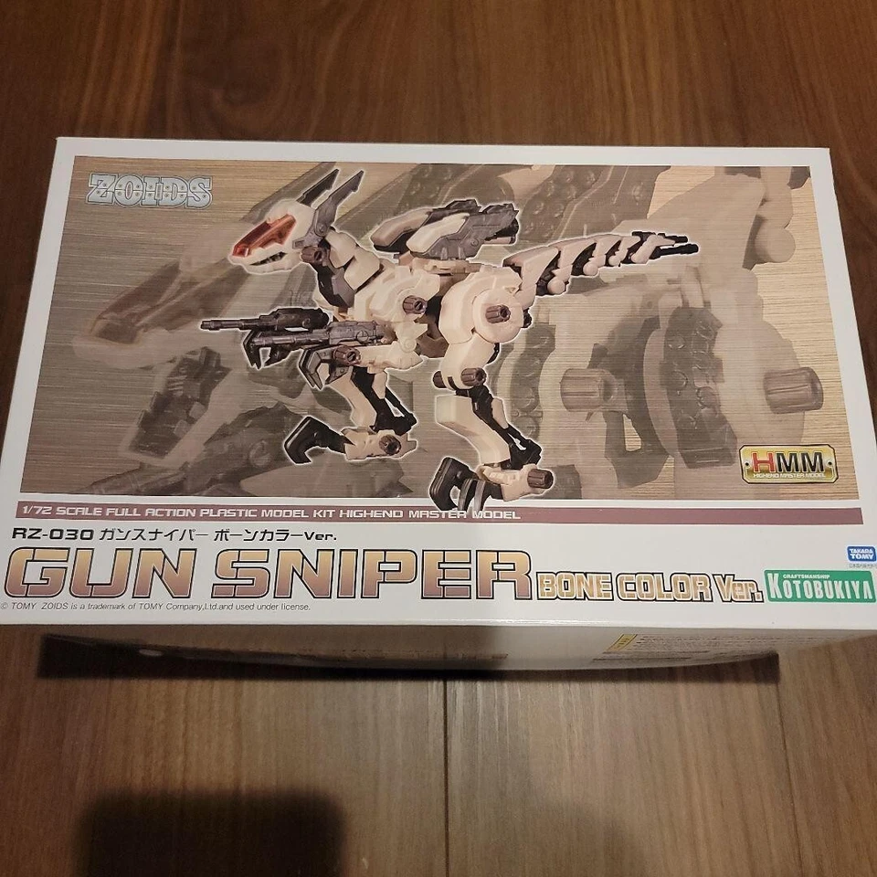 Kotobukiya ZOIDS 1/72 HMM RZ-030 Gun Sniper Bone Color Ver.