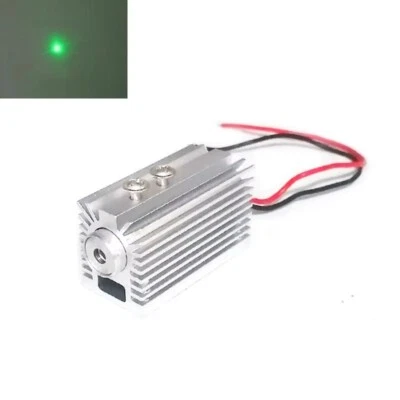 532nm 30mW Green Dot High Brightness Light Laser Diode Module 5V Heatsink - image 1 of 4