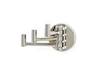 Alno A8385-PN Contemporary I Bath Swivel Robe Hook Polished Nickel - Picture 1 of 1