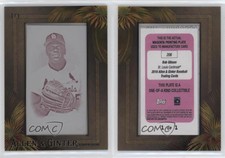 2016 Allen & Ginter's Mini Printing Plate Magenta Framed 1/1 Bob Gibson #206 HOF