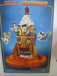 Vintage Hallmark  Disney "Adventures in Birthdayland" Centerpiece NIP - Picture 1 of 6