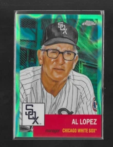 REFRACTOR DE LAVA AQUA AL LOPEZ 2022 Topps cromo platino #85 /299 blanco sox - Imagen 1 de 2