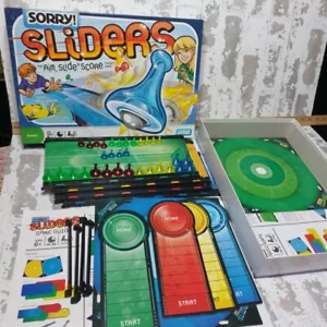 SORRY SLIDERS Board Game Parker Brothers 2008 Hasbro Complete - Picture 1 of 9