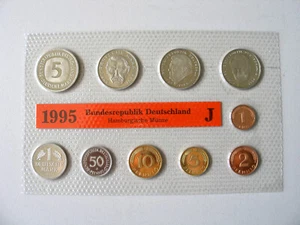 BRD Kursmünzensatz 1995 J KMS st in OVP-Hülle Stempelglanz  - Bild 1 von 2