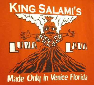 LUNA RISTORANTE Juvenil Pequeña Camiseta Venice Niños Florida LAVA King Salami OG Foto 1 de 3