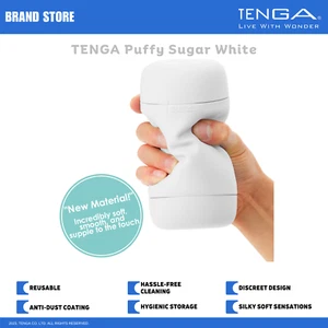 TENGA Puffy Soft Touch Male Reusable Masturbator/ Stroker NIB NWT - Picture 1 of 15