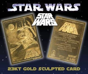 Póster de Película Original de Star Wars A NEW HOPE 23 KT #/10.000 * BOGO * - Imagen 1 de 2