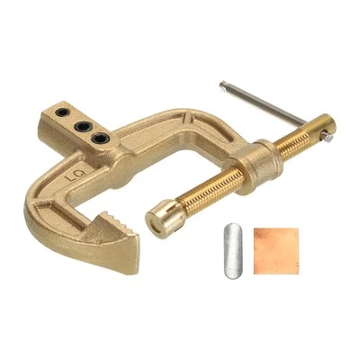 800A Brass G-shape Ground Welding Earth Clamp Maximum Clamping Range 60mm - Image 1 of 4
