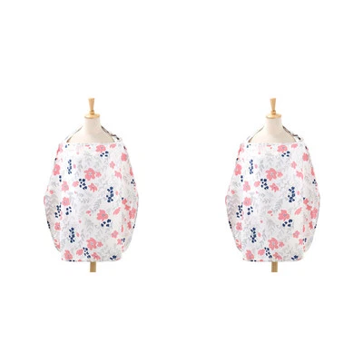 2x The Peanutshell 92cm Cotton Nursing Feeding Cover Privacy Blanket Cloth FLRL - image 1 of 3