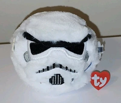 Ty Beanie Bouncers - STORMTROOPER (Star Wars)(3-4 Inch) NEW Bouncy Ball Toy - Image 1 of 4