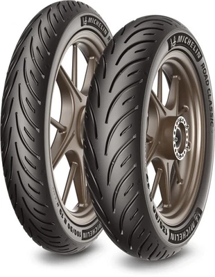 Michelin Road Classic Front Tire - 100/90-18 Motorcycle Street Bike 93618 - Image 1 of 3