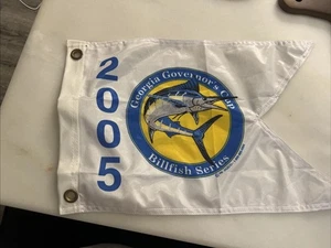 Duraknit Georgia Governors Cup Billfish Serie 2005 Bandiera Bianca Barca Pesca - Foto 1 di 4