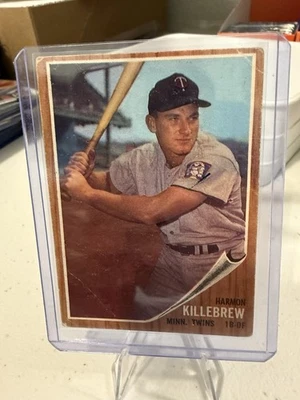 1962 Topps - Harmon Killebrew #70 Twins HoF  - Image 1 of 2