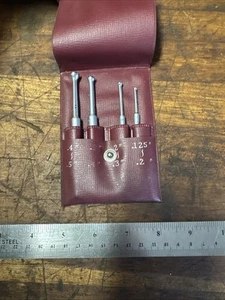 Mitutoyo Gages Set Range 0.125" to 0.5"  JAPAN Precision Machine Tool Orig Pouch - Picture 1 of 6