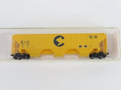 N Scale Red Caboose RN-15424-5 B&O Chessie System 3-Bay Covered Hopper #603255 - Image 1 of 4