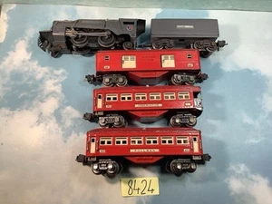 Lionel #259E, Tender, 3 Personenwagen #600,601,602 Farbe rot. - Bild 1 von 12