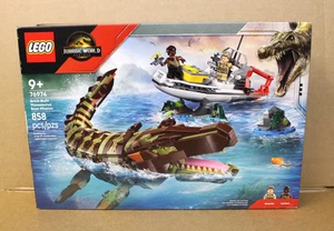 LEGO Jurassic World Brick-Built Mosasaurus Boat Mission 76974 / NEW, FREE SHIP. - Picture 1 of 10