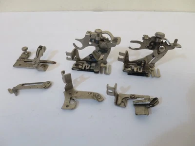 Lot of 5 Vintage SINGER Low Shank Foot Feet Attachments Treadle? 221 201 Machine - Image 1 of 4
