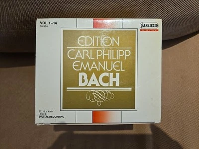 Edition Carl Philipp Emanuel Bach, Vol 1-14 (CD, 1988, 14-Disc Set, Capriccio) - Bild 1 von 4