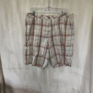 Dockers Men's 36" Plaid Shorts - Picture 1 of 8