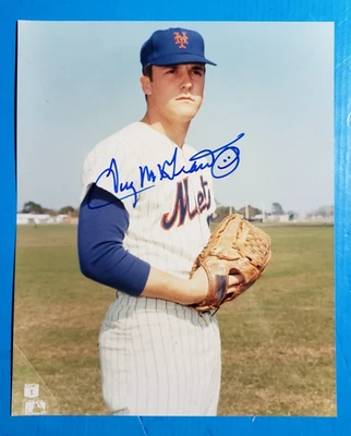 FOTO 8x10 REMOLCADOR FIRMADO McGRAW NEW YORK METS Foto 1 de 3