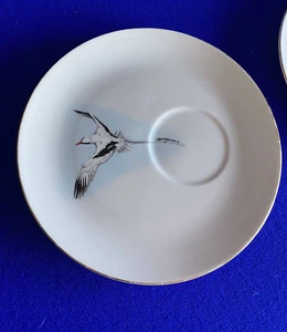 4 x Bermuda Long Tail Luncheon Plate QUEEN’S Fine Bone China - Rosina China Co. - Picture 1 of 4