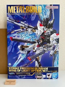 METAL BUILD Strike Freedom Gundam Wing of Light Option Set Re:PACKAGE BANDAI New - Picture 1 of 15