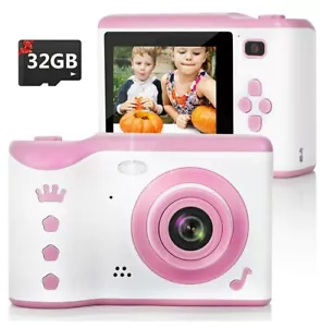 Cámara para niños, cámara digital dual de 8,0 MP recargable a prueba de golpes sin micro USB - Imagen 1 de 3