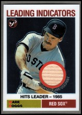 2005 Topps Pristine Legends Leading Indicators Relics #WB Wade Boggs Bat - NM-MT
