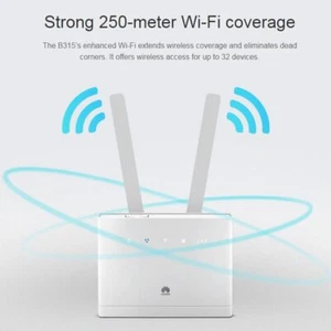 Huawei B315S-519 4G Wireless Router Home Wireless WIFI LTE Multiple Band Router - Picture 1 of 15