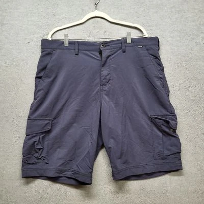 Hurley Men Shorts 36 Dark Gray Nylon Blend Cargo Outdoor Fishing READ - Image 1 of 4