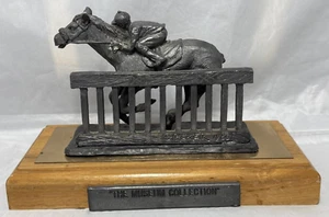 Michael Ricker The Museum Collection Cast Pewter Race Horse/Jockey 298/500 -LESEN - Bild 1 von 9