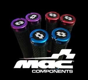 MAC BMX PRO LOCK ON 135MM GRIPS RED/BLACK - Picture 1 of 1