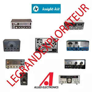 Allied Electronics & Knight-Kit Radio Operation Repair & Service manual s on DVD - Picture 1 of 1