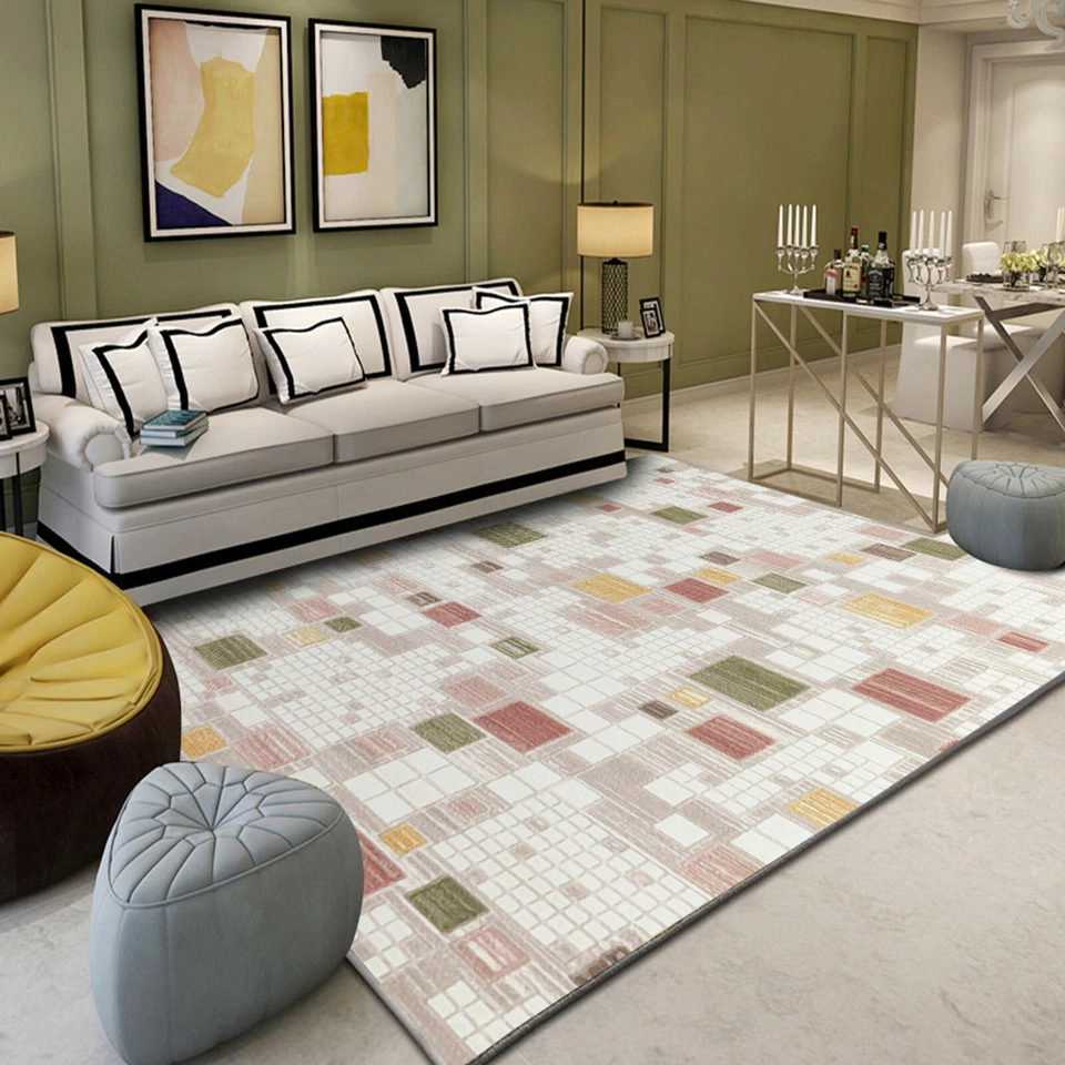 3D Red Square ZHUA1029 Game Non Slip Rug Mat Photo Carpet Zoe - Image 1 of 4