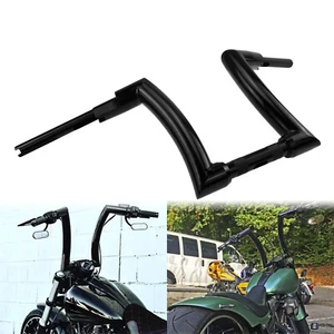 12" Rise Ape Hanger Handlebar Z Bar Fit For Harley Softail Fatboy FLHC 2000-2020 - Picture 1 of 11