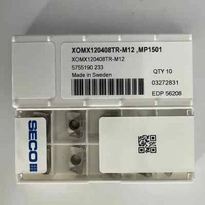 SECO / XOMX120408TR-M12,MP1501 /Original genuine CNC alloy blade 10 PCS - Picture 1 of 2