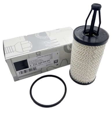 Kit de filtro de aceite de motor Mercedes Benz genuino C CL CLS E GLC GLE GLK GLS ML R S Foto 1 de 2