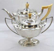 Antique Gorham Plymouth Teapot & Covered Sugar Bowl Sterling Silver Tea Set Lot